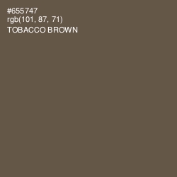 #655747 - Tobacco Brown Color Image